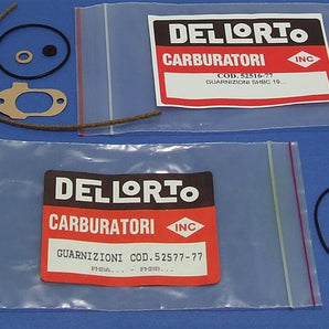 Dellorto 16/16 SI Carb Gasket Set; V5A, V9A, VMA1