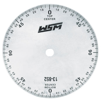 Degree Wheel - Clear Plastic