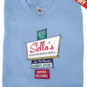 T-Shirt (Stella Motel Sign, Light Blue)
