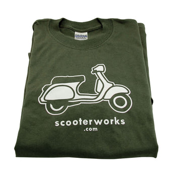 T- Shirt (Scooterworks, Army Green)